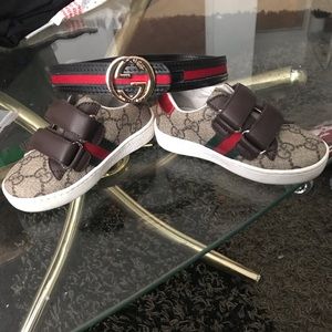 ⭐️Authentic Gucci Sneakers & Belt Set ⭐️